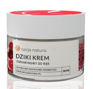 Дикий крем для рук Nature option, Opcja Natura