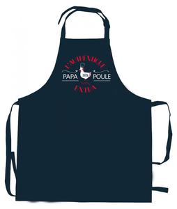 Кухонный фартук Winkler Papa poule recyclé, синий - текстиль - 72 x 1 x 90 см