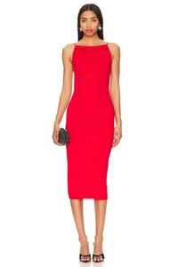 Платье миди myra Nbd, красный