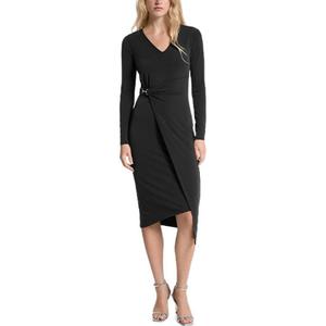 Женское платье с длинными рукавами MICHAEL KORS, черный