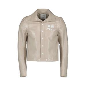 Куртка Courrèges Reedition Vinyl Jacket, Mastic Grey