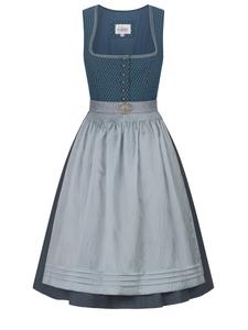 Широкая юбка в сборку Trachtenhof Nübler  midi Gudrun, синий