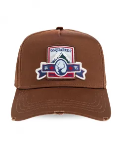 Бейсболка Dsquared2, коричневый