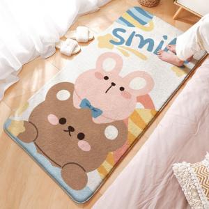 Dajiang Ковер 40х120 см для спальни, прикроватный, Smiling Planet