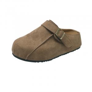 LEXON Женские тапочки с закрытым носком на резиновой подошве, устойчивые к истиранию и бесшумные, абрикосовые, цвет Apricot