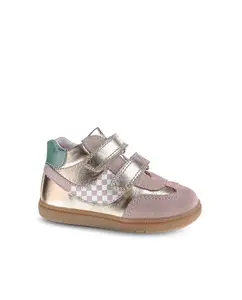 Детские ботиночки из кожи на липучках Pablosky, розовый