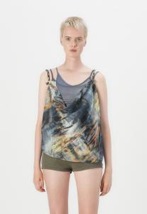 Блуза SUPER COWL TWISTED STRAPS - Top Jaded London, мультиколор