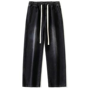 Пастюра Хорс Лайфстайл Джинсы Унисекс Джип, Черный Серый (На флисе)