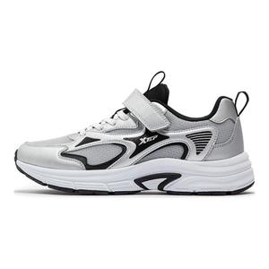 Детская повседневная обувь для начальной школы, кроссовки, кроссовки Xtep, цвет Silver Black