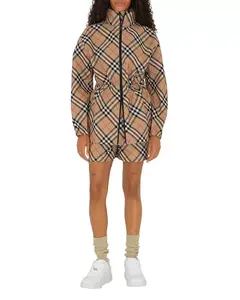 Клетчатый пиджак Burberry, бежевый