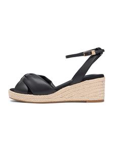 TOMMY HILFIGER Сандалии на ремешках в черном цвете