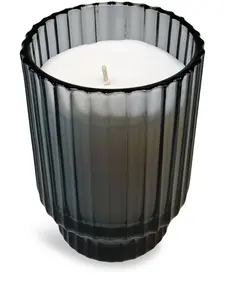 Ароматическая свеча morning glow среднего размера, 900 г, 13х9 см, Xlboom, серый