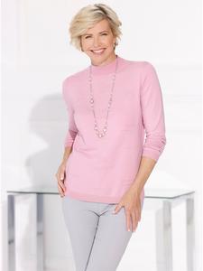 Свитер с воротником-стойкой розового цвета WITT WEIDEN