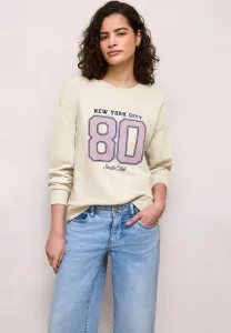 Толстовка с изображением мит Street One Studio, Beige