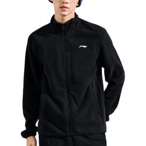 LINING Куртка с бархатистой текстурой Men's Black