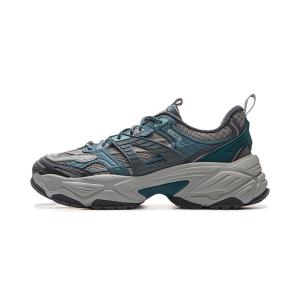 LINING Red Sugar 2, противоскользящие и износостойкие, дышащие, низкие повседневные туфли, мужские, сине-серые