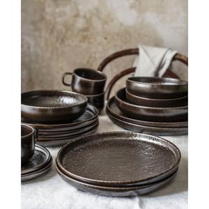 Блюдо для супа Glockenklang в стиле сканди, блестящая реактивная глазурь, каждый экземпляр уникален Gipfelstück, Bronze