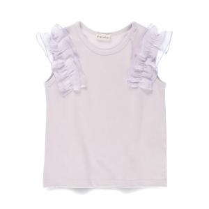 Майка с оборками на плечах