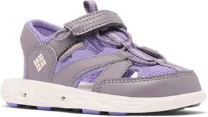 Columbia unisex-child Techsun Wave закрытые сандалии, Granite Purple/Paisley Purple