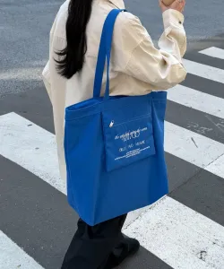 Водоотталкивающая сумка-тоут с внешним карманом Colony 2139, цвет Blue