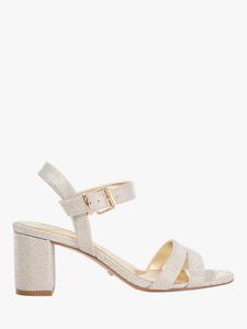 Сандалии Merisa на устойчивом каблуке Dune London, Gold