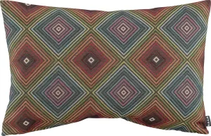 Х.ОК.К. Декоративная подушка "Селин" в восточном стиле, чехол с наполнителем, 1 шт H.O.C.K. 60х40 см, цвет bunt + gemustert
