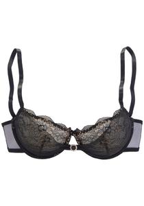 Бюстгальтер-футболка LASCANA, черный