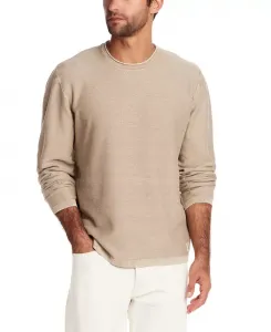 Мужской свитер с круглым вырезом в стиле стоунвош Weatherproof Vintage, загар/бежевый