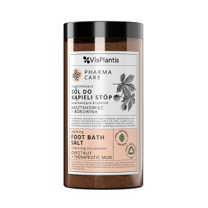 Согревающая соль для ног с конским каштаном и грязью, 560 г Vis Plantis Pharma care