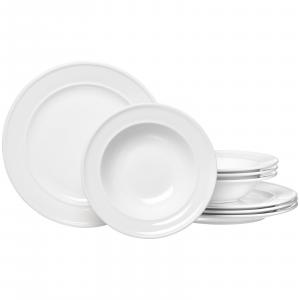Ritzenhoff Breker СТОЛОВЫЙ СЕРВИС Простой белый набор из 8 персон