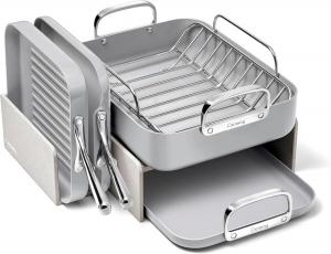 Набор квадратных сковородок Caraway, серый