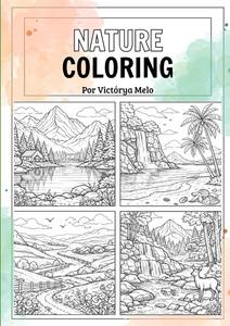 Nature and flowers Coloring (Independently published)