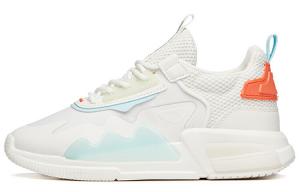 Туфли Lifestyle женские с низким верхом цвета слоновой кости/оранжевый карризантем/мятно-голубой Anta