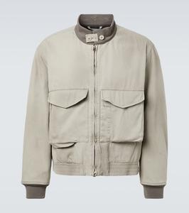 Винтажная хлопковая блузон A.Presse, Greige