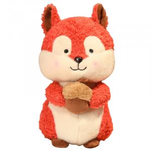 Плюшевая кукла Little Squirrel Holding A Pinecone, высота 38cm/55cm/70cm Fox fairy