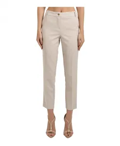 Бежевые классические брюки-чинос Fracomina, бежевый