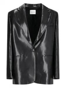 Однобортный блейзер THE ANDAMANE, черный