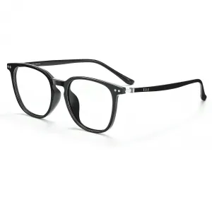 ELLE Квадратные очки для женщин Bright Black корректирующие легкие модные