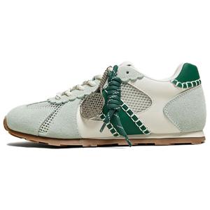 TATA Бо Немецкие армейские кеды повседневные женские - зеленый/экрю, цвет Green/Ecru