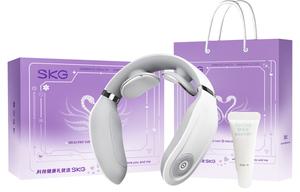 SKG Термический массажер для шеи домашний многофункциональный массажный прибор White 4097