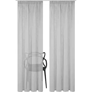 Шторы SOFTY, комплект из 2 шт., мультифункциональная лента, 2 шт., комплект из 2 комбинированных лент SOFTY, однотонные Home Basics, серый