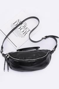 Металлическая сумка через плечо FASHNZFAB, черный