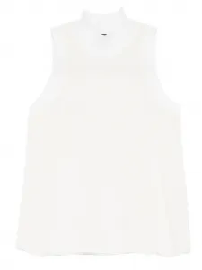 Топ с высоким воротником Peserico, белый