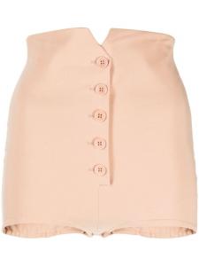 Philosophy Di Lorenzo Serafini короткие шорты с завышенной талией, нейтральный цвет