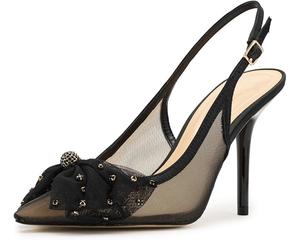 Женские туфли на каблуке Jessica Simpson Lavilra с бантом из тюля, Black