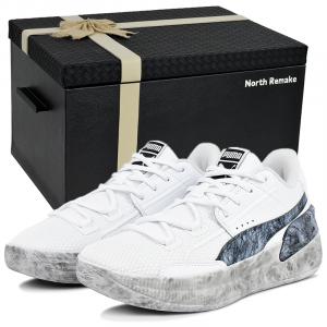 PUMA Clyde Hardwood Team низкие баскетбольные кроссовки unisex синий белый