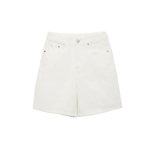 Женские джинсовые шорты на лето 2025 KIRSH, белый