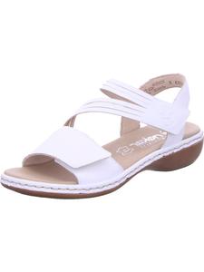Классические босоножки rieker, белый