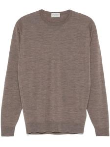 Свитер Джона Смедли Ланди John Smedley, коричневый