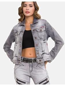 Джинсовая куртка Cipo & Baxx Jeansjacke, серый